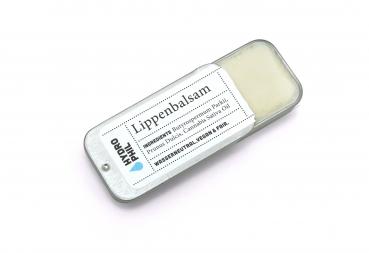 geöffnete Dose Lippenbalsam
