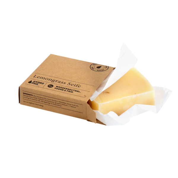 Lemongras-Seife mit Verpackung