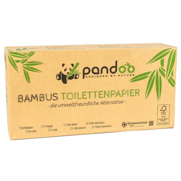 8er Pack Bambus-Toilettenpapier